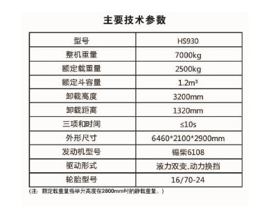 HS930輪式裝載機(jī)